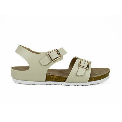 Cardams ECLB WA 00127 Blue/Cream Women Flat Sandals