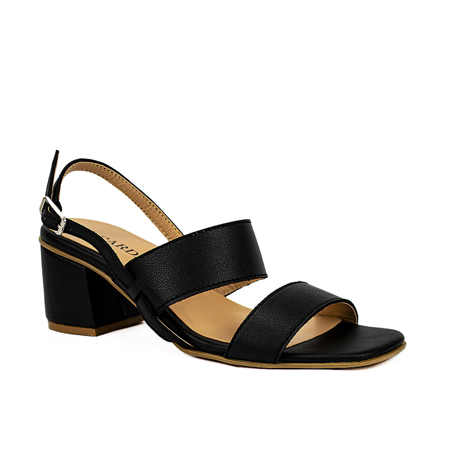 Cardams ECLB WA 00172 Beige/Black Women Heeled Sandals