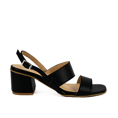 Cardams ECLB WA 00172 Beige/Black Women Heeled Sandals