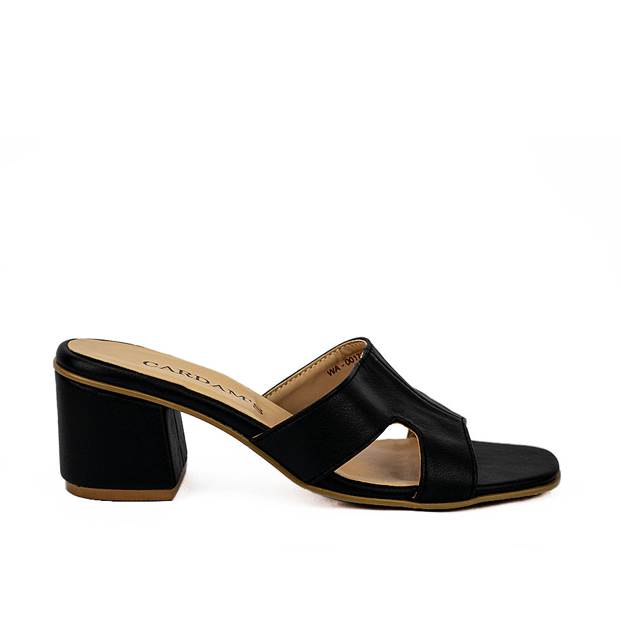Cardams ECLB WA 00173 Beige/Black/White Women Heeled Sandals