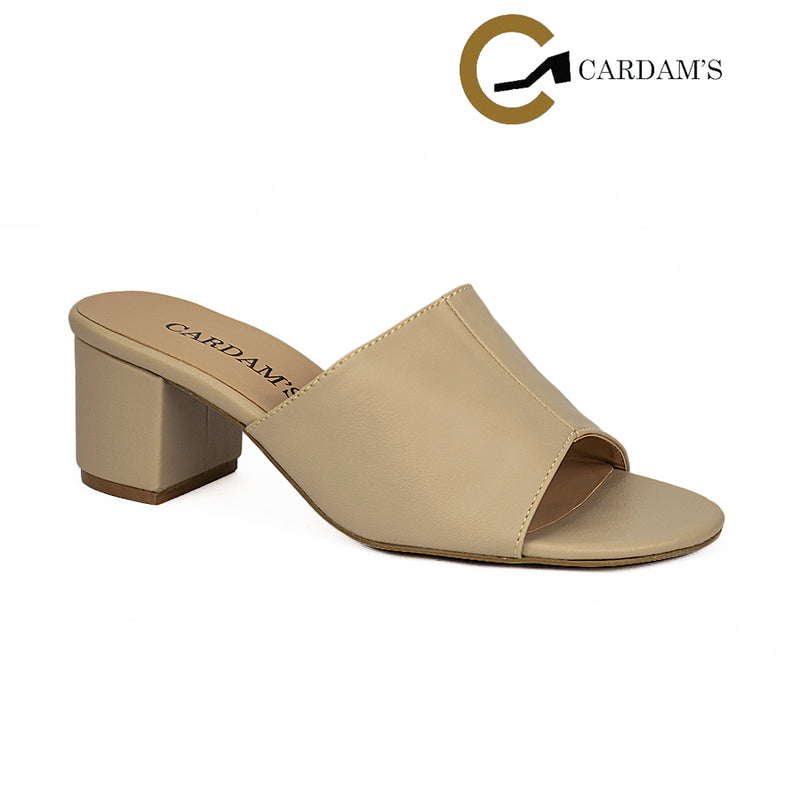 Cardams ECLB WA 00174 Beige/Black/Cream Women Heeled Sandals