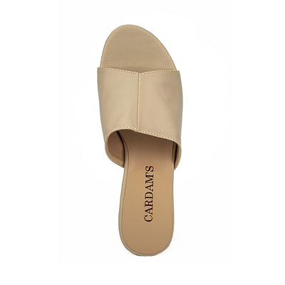Cardams ECLB WA 00174 Beige/Black/Cream Women Heeled Sandals