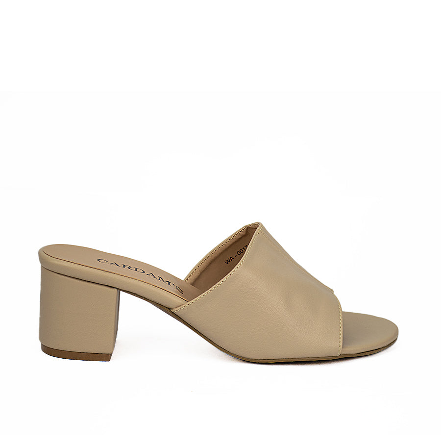 Cardams ECLB WA 00174 Beige/Black/Cream Women Heeled Sandals